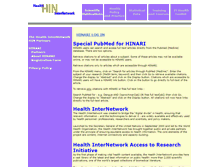 Tablet Screenshot of healthinternetwork.org